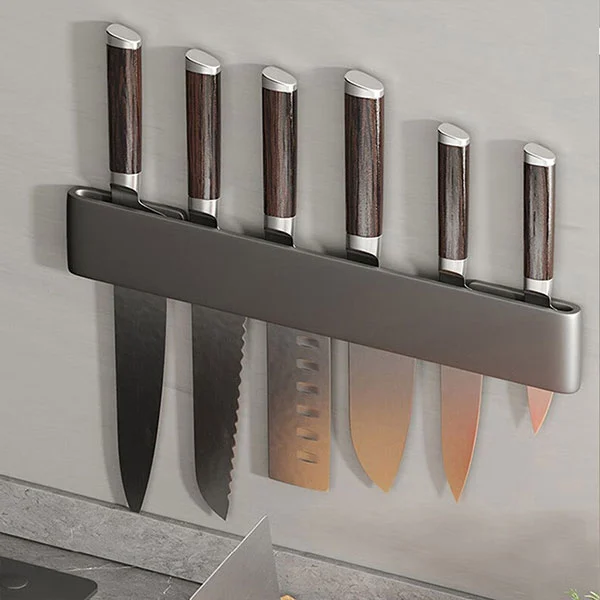 Magnetic Wall Mounted Knife Rack Magnetic Wall Mounted Knife Rack